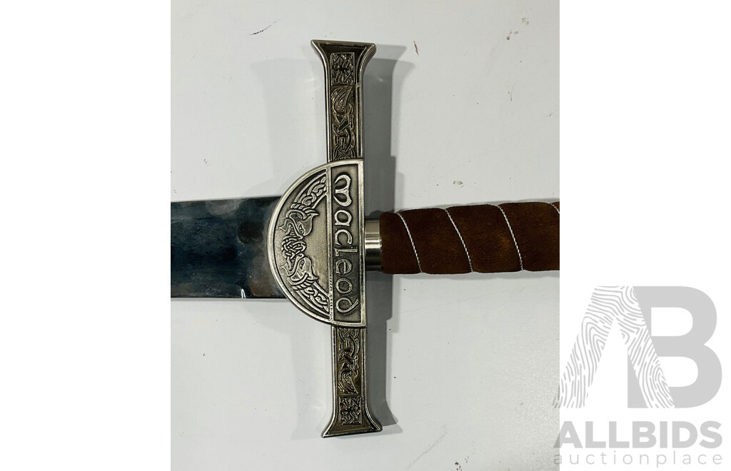 Replica Display Connor Macleod Longsword From Highlander