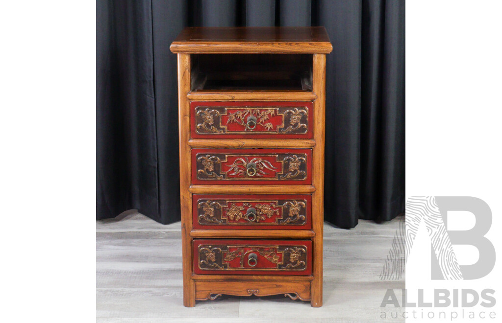 Small Chinese Chest of Four Drawers