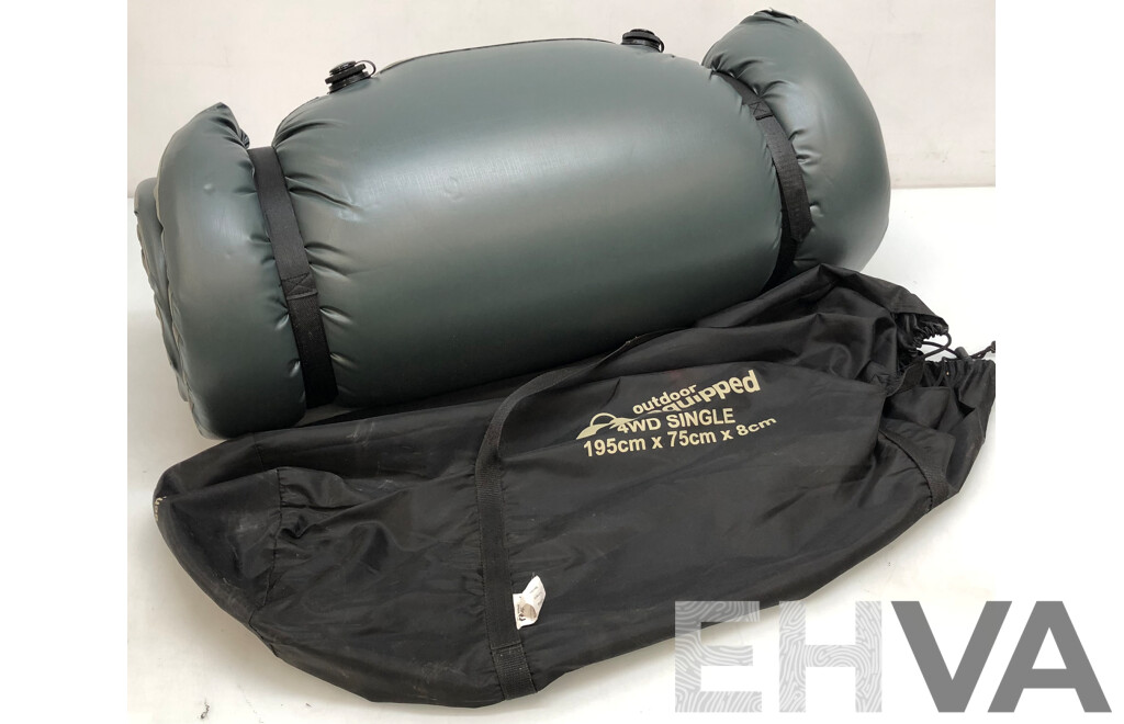 Outdoor Equipped 4WD Single Self Inflating Mattress(195cm) - New