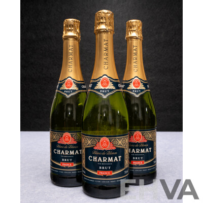 Blanc De Blancs Charmat Vin Mousseux Brut, France X 3