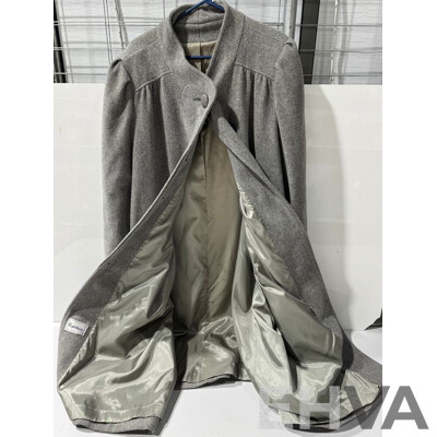 Wonderful Vintage American Made Wool-Blend Winter Coat, Excellent Preloved Condition, Approx Size 16