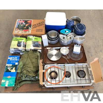 Selection of Various Camping and Outdoor Equipment