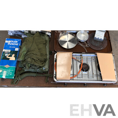 Selection of Various Camping and Outdoor Equipment