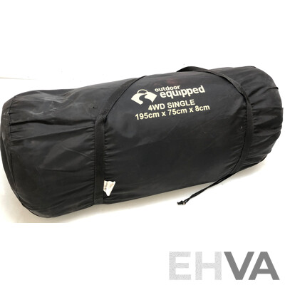 Outdoor Equipped 4WD Single Self Inflating Mattress(195cm) - New