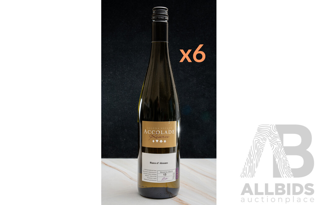 Selena Estate Accolade Reserve Bianco D' Alessano X 6