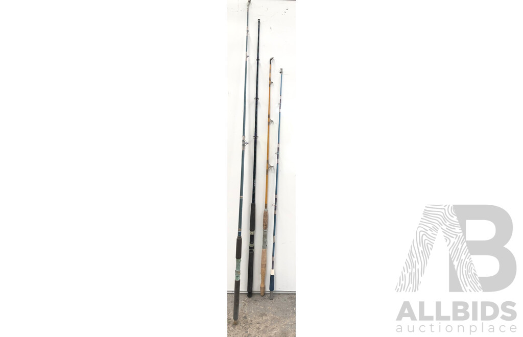 Unbranded Fishing Rods - Lot of Four