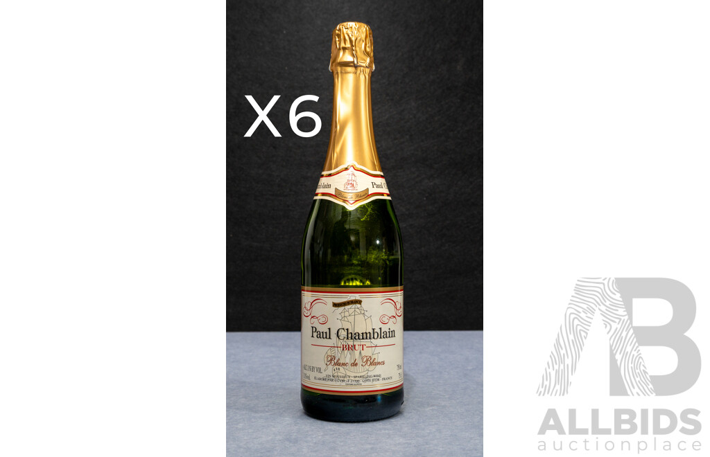 Blanc De Blancs Paul Chamblain Vin Mousseux Brut X 6