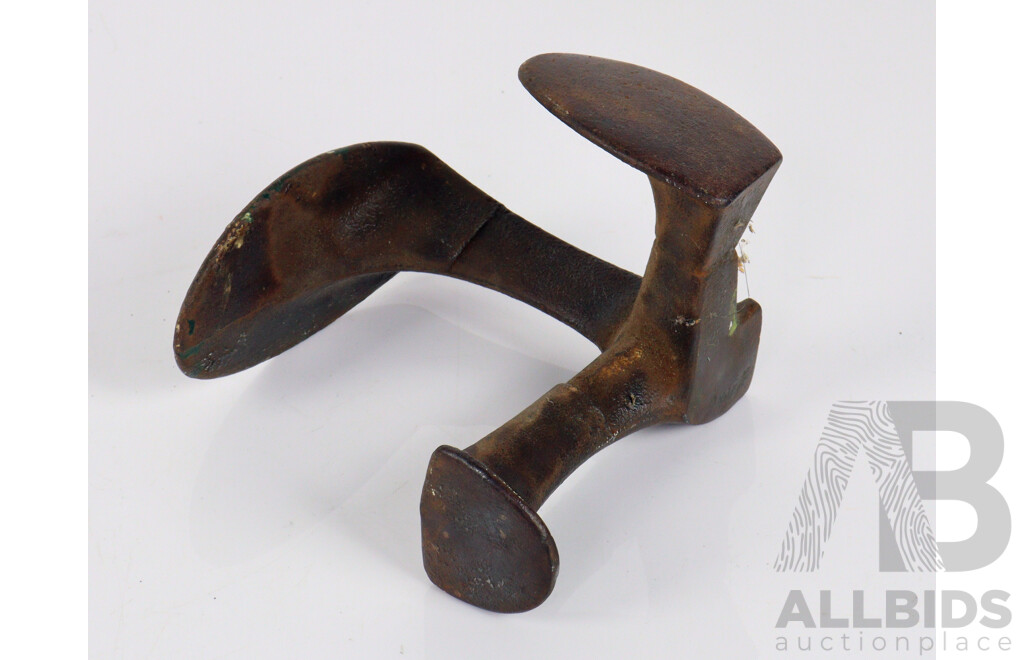 Pair of Cast Iron Vintage Cobblers Shoe Lasts