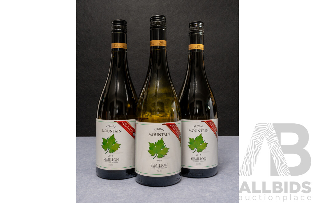 Sporing Mountain Semillon Vintage 2012