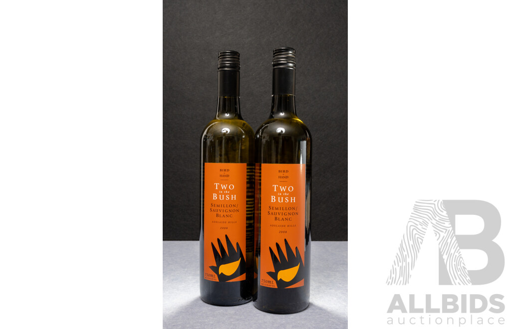 Bird in Hand Two in the Bush Semillon Sauvignon Blanc Vintage 2008 X 2