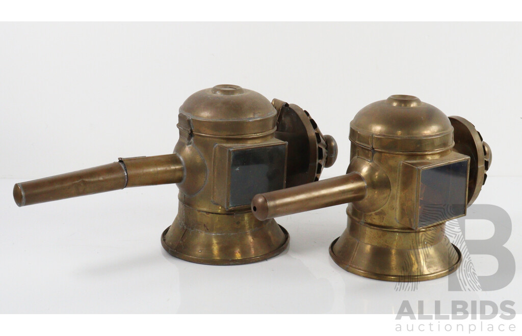 Pair of Reproduction Carriage Lanterns