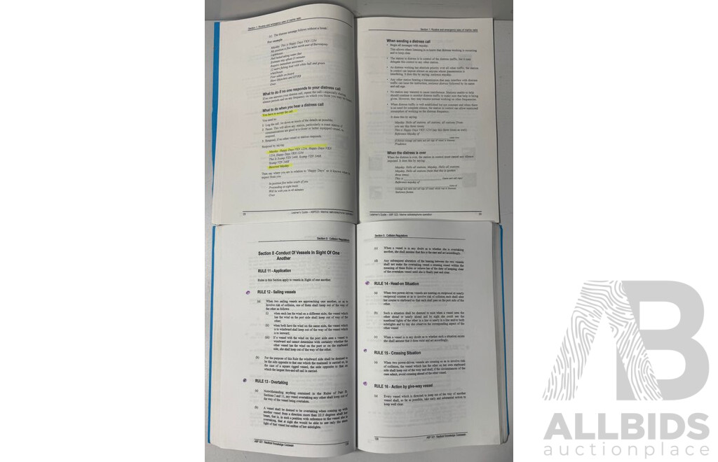 National Maritime Industry Training Modules - ABF523 & ABF521