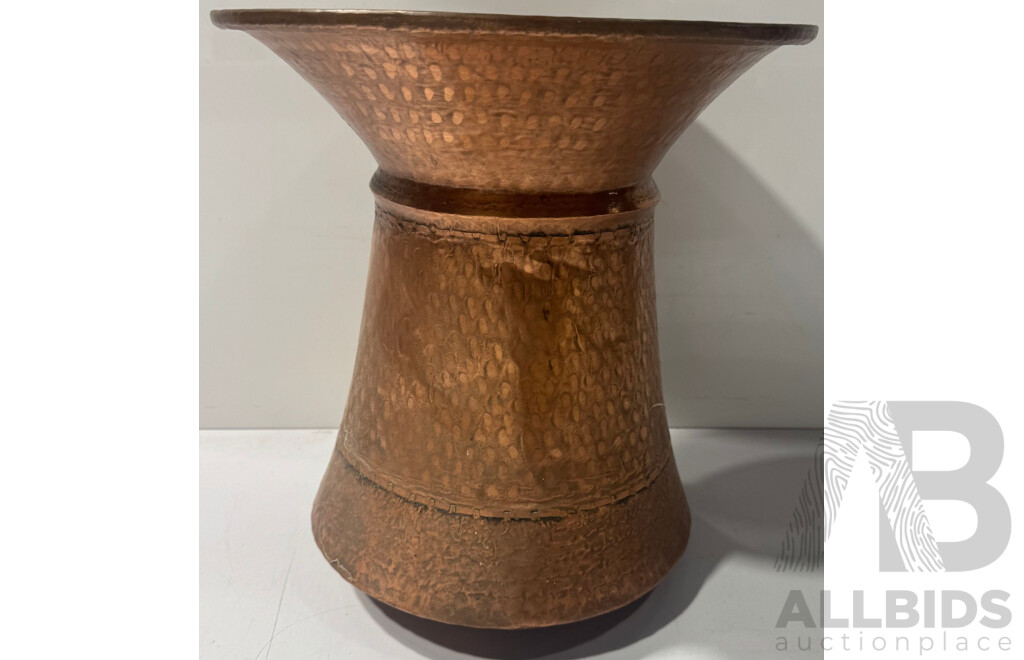 Vintage Indonesian Coppered Rice Cooking Pot