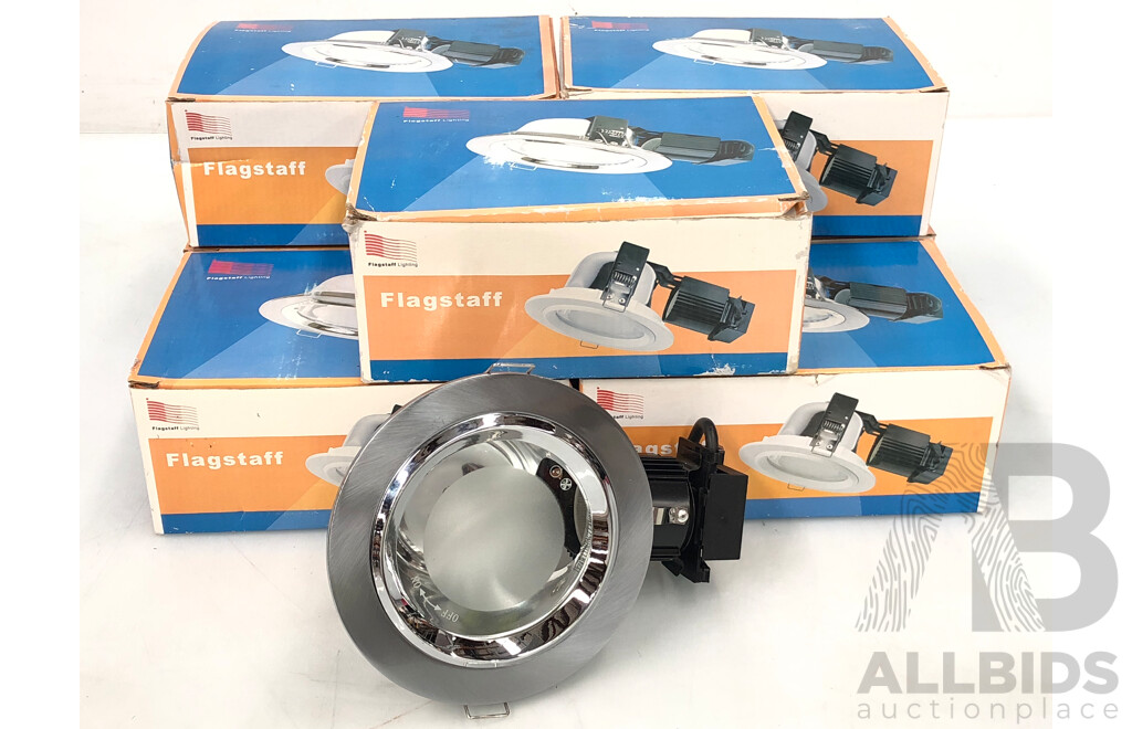 Flagstaff Lighting - Round Downlights - Lot of Seven - New