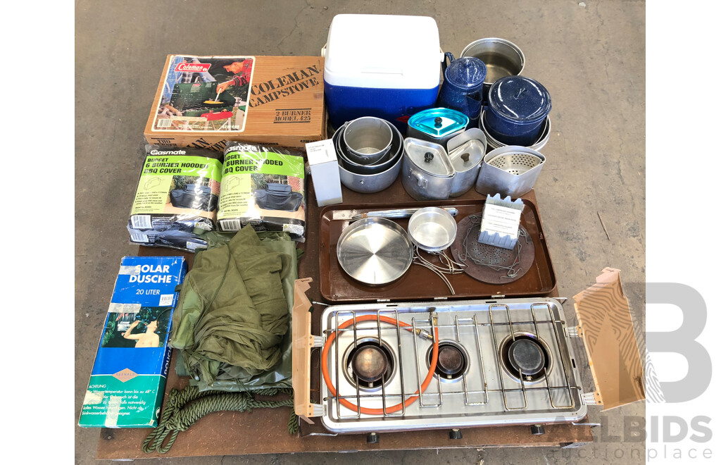Selection of Various Camping and Outdoor Equipment