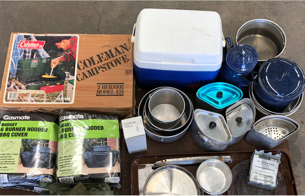Selection of Various Camping and Outdoor Equipment