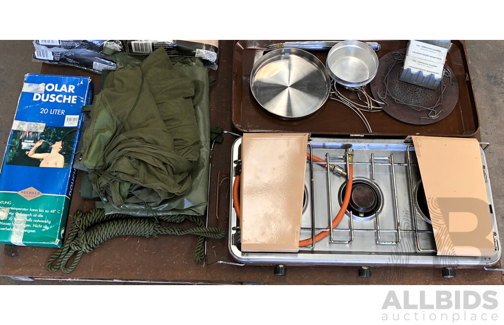 Selection of Various Camping and Outdoor Equipment