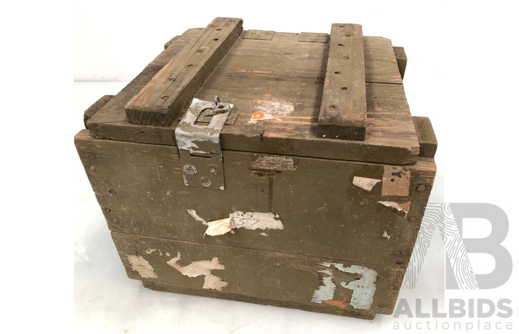 Wooden Military Case