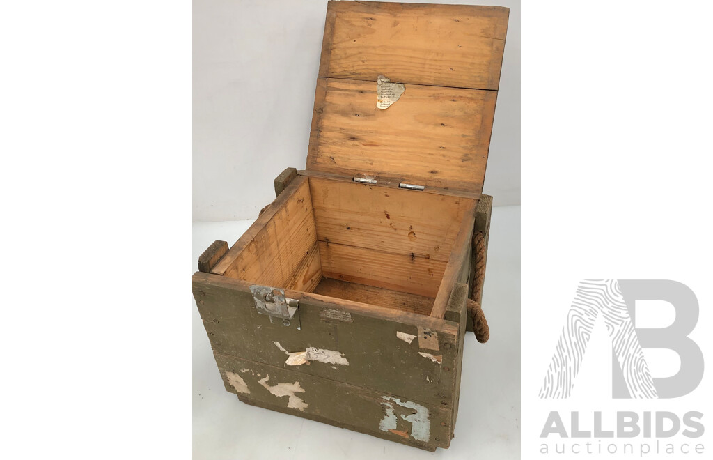 Wooden Military Case