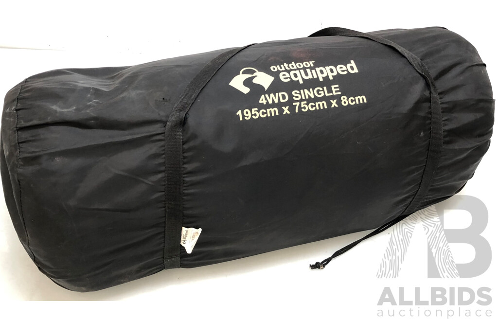 Outdoor Equipped 4WD Single Self Inflating Mattress(195cm) - New