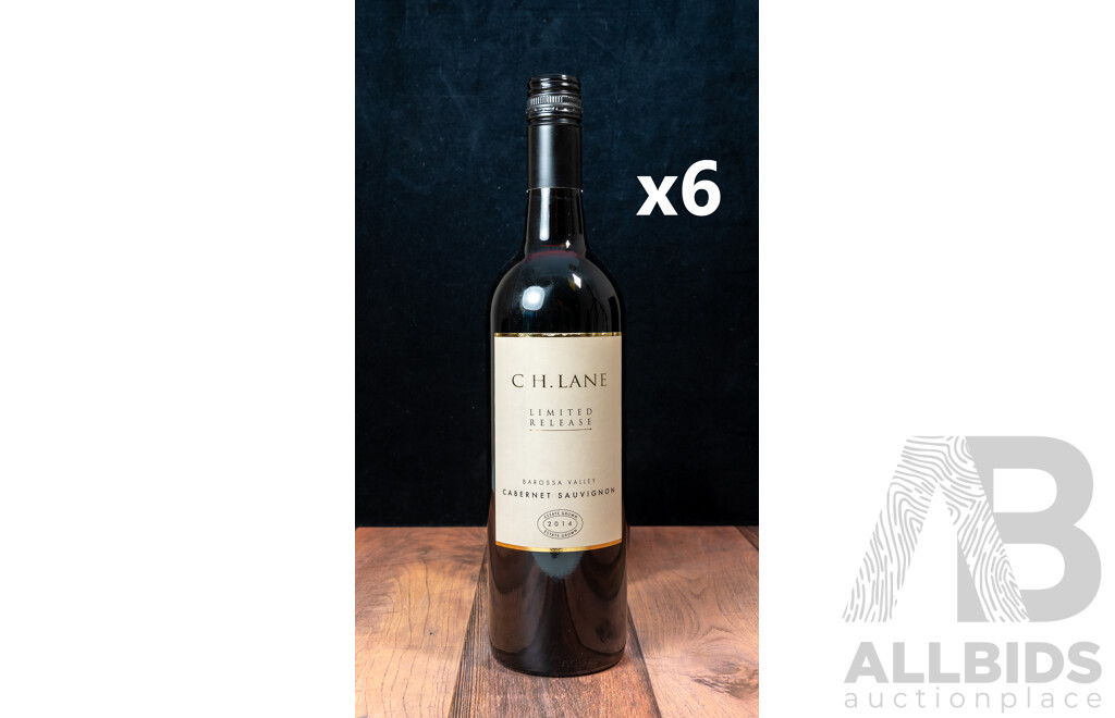 C.H Lane Limited Release Cabernet Sauvignon Vintage 2014 X 6