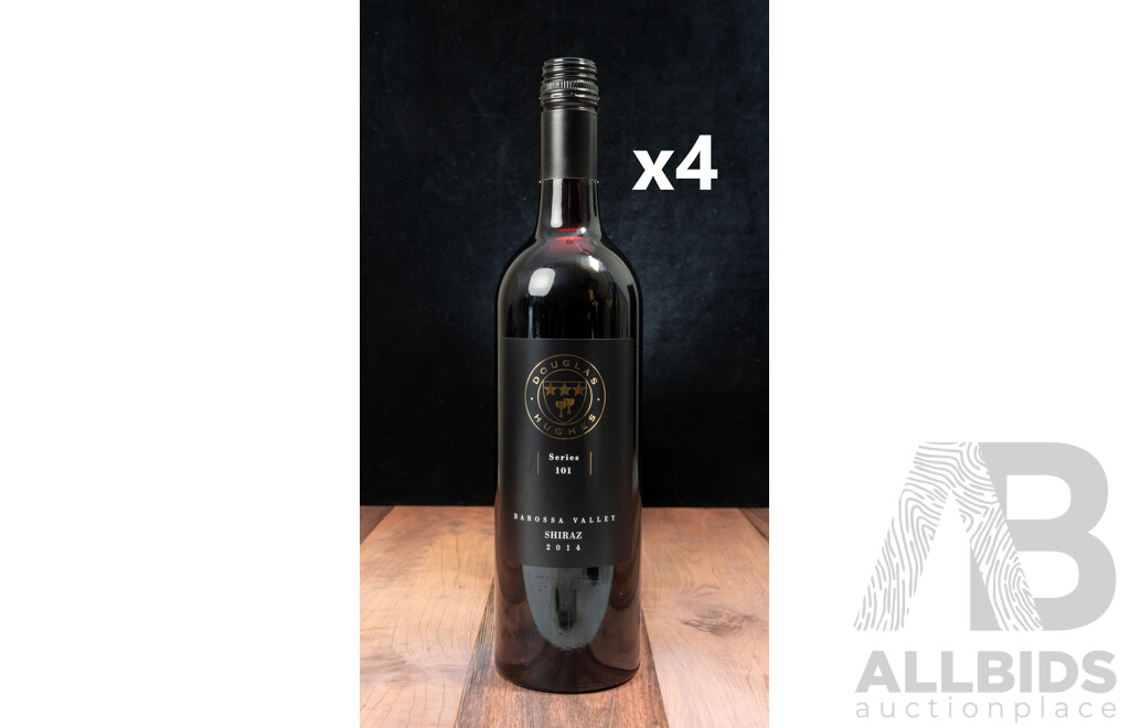 Douglas Hughes Series 101Shiraz Vintage 2014 X 4