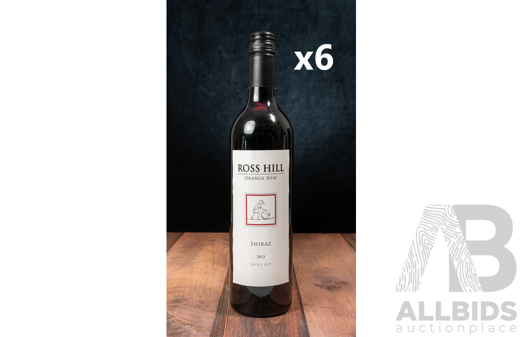 Ross Hill Jacks Lot Shiraz Vintage 2013 X 6