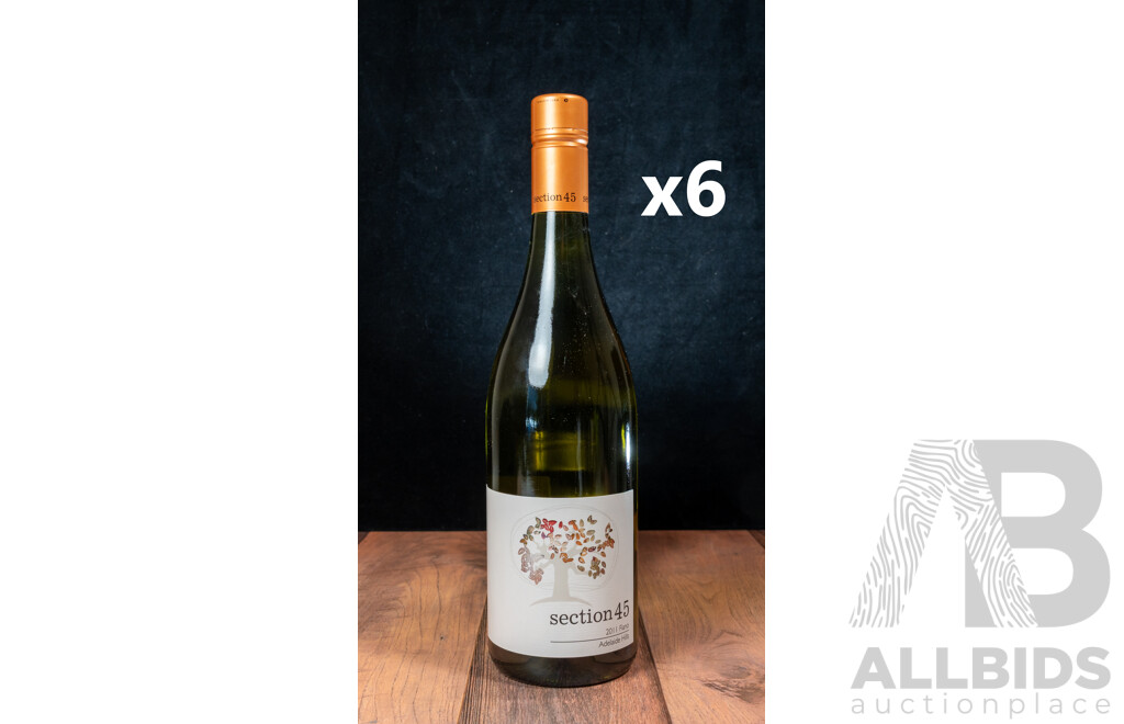 Section 45 Adelaide Hills Fiano Vintage 2011 X 6