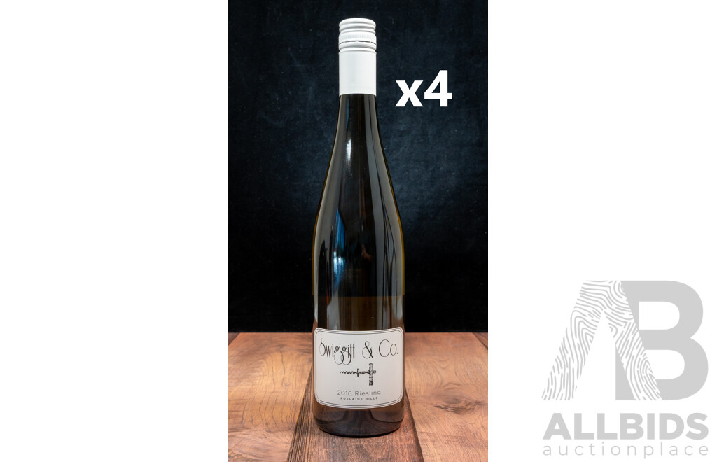 Swiggitt & Co Riesling Vintage 2016 X 4