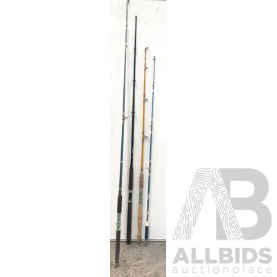 Unbranded Fishing Rods - Lot of Four