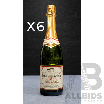 Blanc De Blancs Paul Chamblain Vin Mousseux Brut X 6