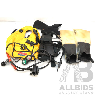 Selection of Underwater Diving Equipment