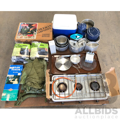 Selection of Various Camping and Outdoor Equipment