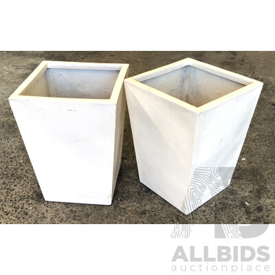 Contemporary 30cm Fiberglass Indoor Planter