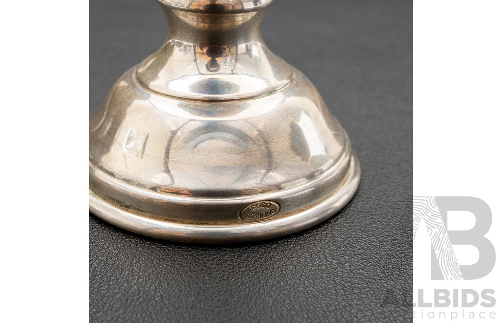 Esco Sterling Silver Goblet 'Temple of Israel Centennial May 23, 1976', 15.5cm, 73.11 Grams
