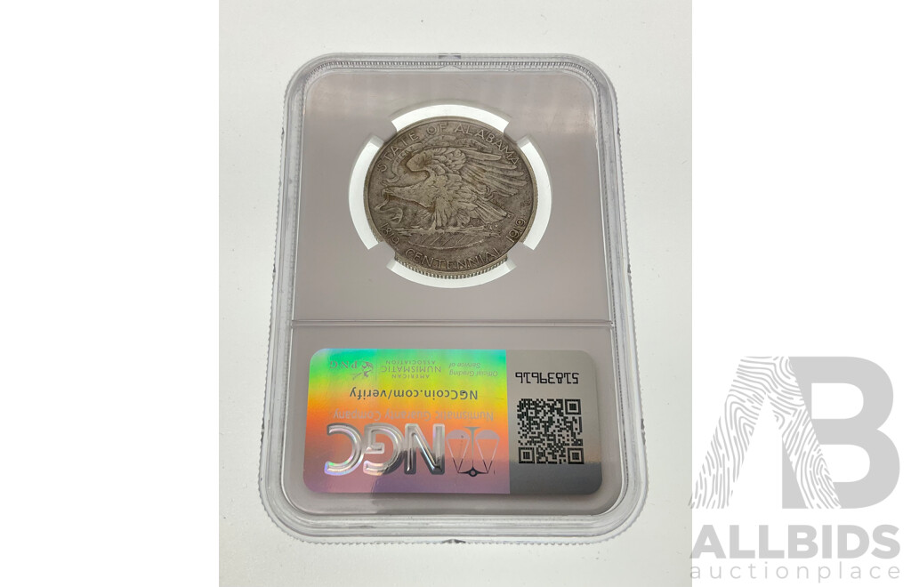 USA 1921 Silver Half Dollar, Alabama Centennial, NGC