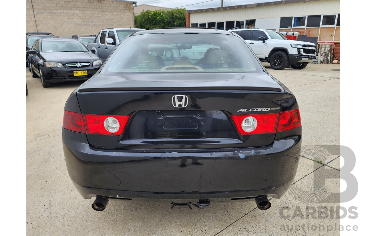 7/2005 Honda Accord EURO Luxury MY05 UPGRADE 4d Sedan Black 2.4L