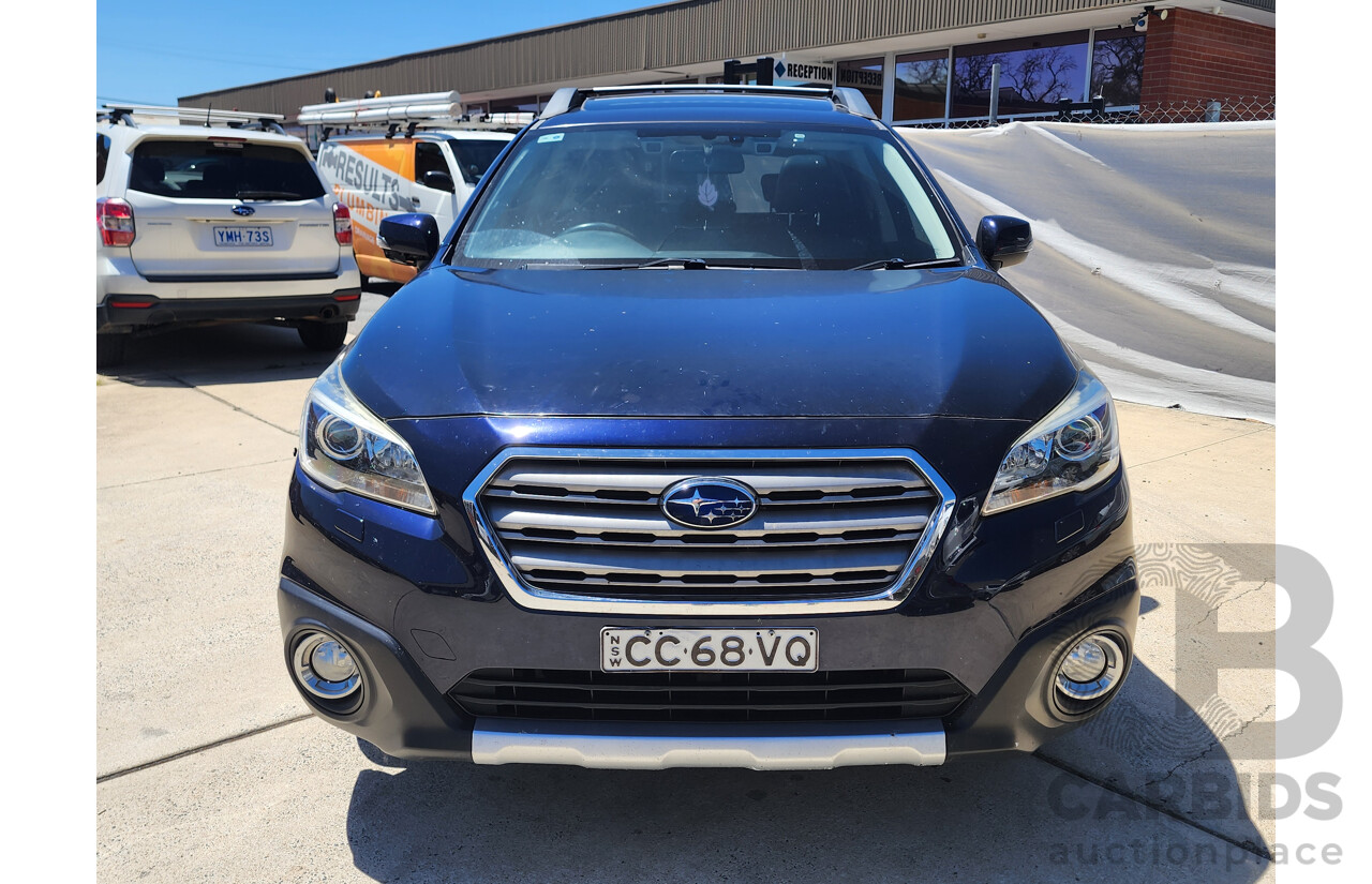 6/2015 Subaru Outback 3.6R MY15 4d Wagon Blue 3.6L