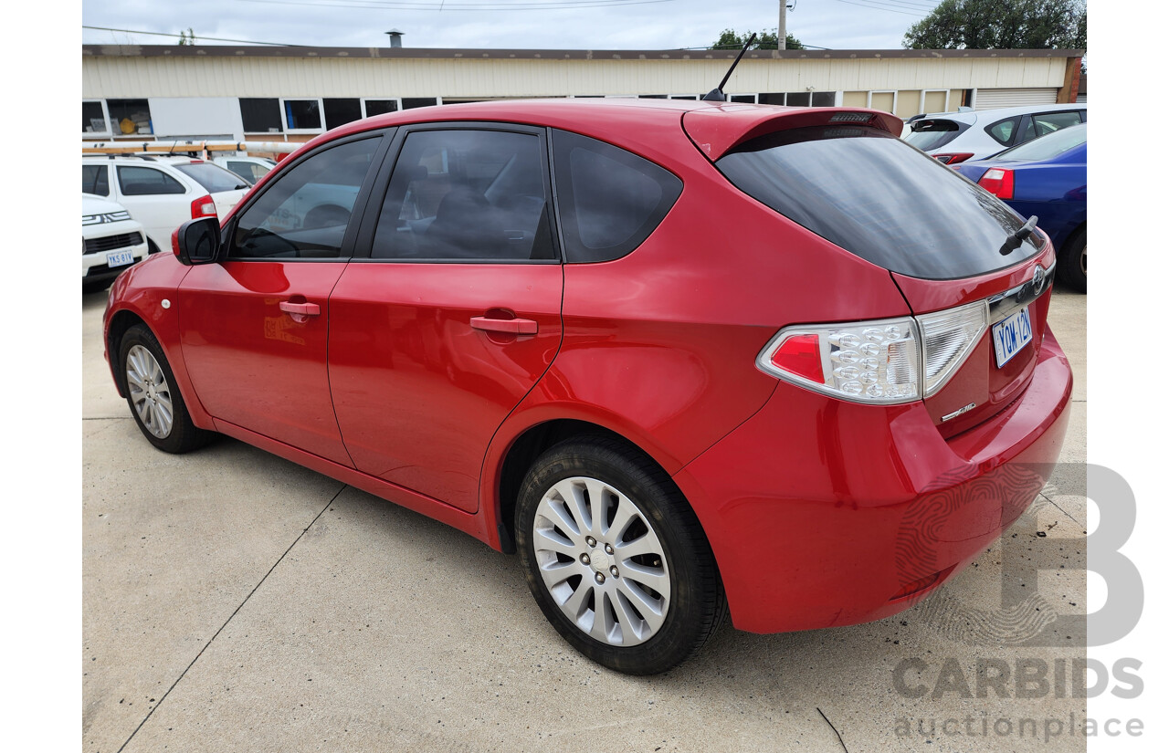 11/2009 Subaru Impreza R (awd) MY10 5d Hatchback Red 2.0L