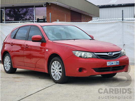 11/2009 Subaru Impreza R (awd) MY10 5d Hatchback Red 2.0L