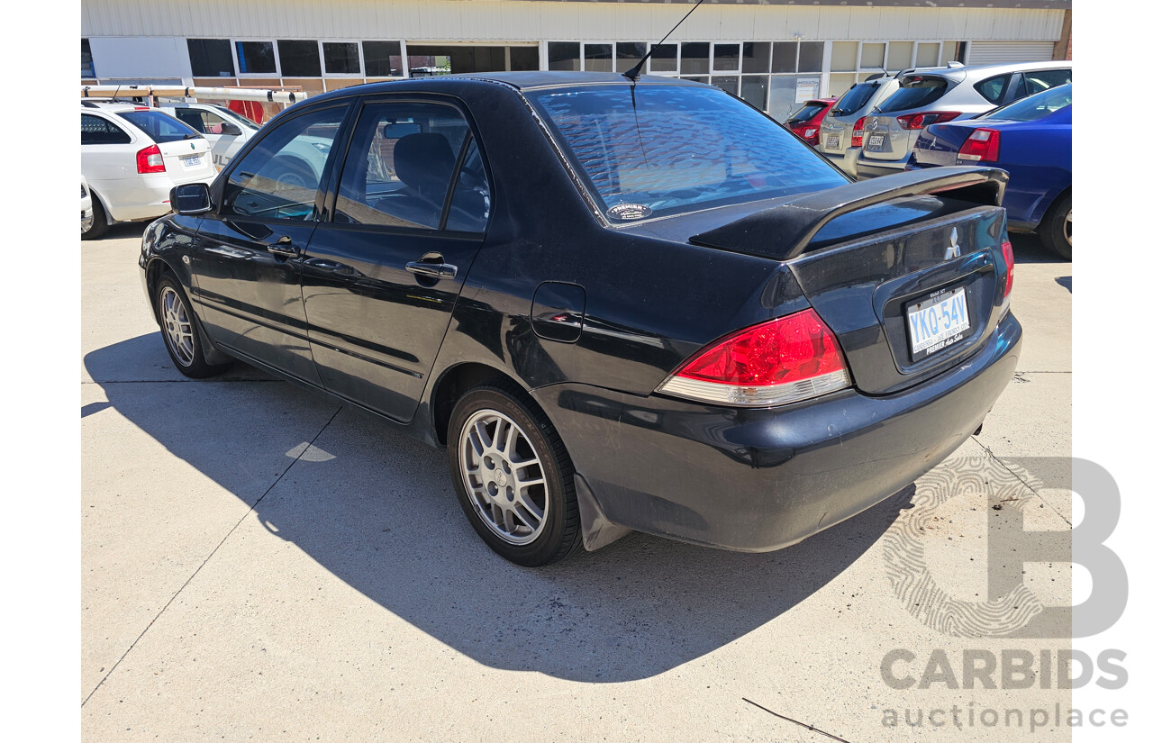 7/2006 Mitsubishi Lancer ES CH MY06 4d Sedan Black 2.0L