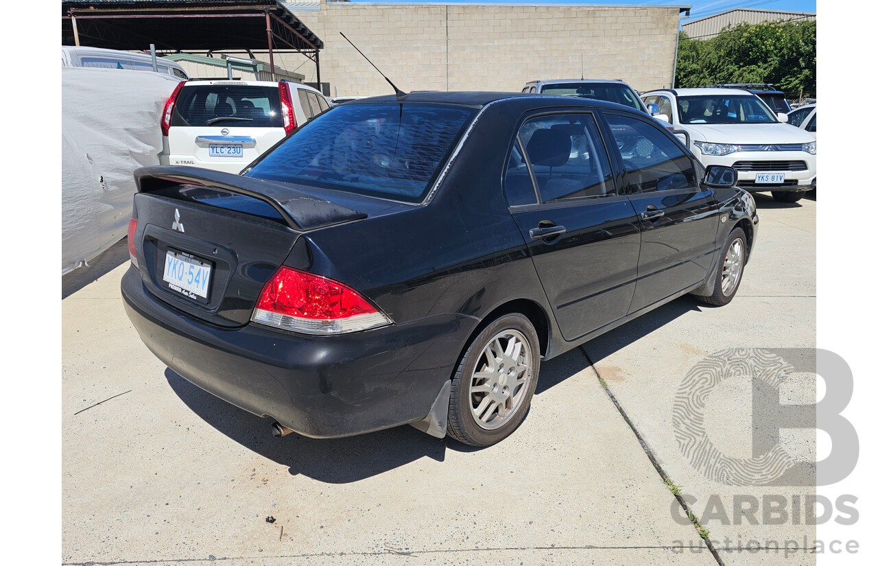 7/2006 Mitsubishi Lancer ES CH MY06 4d Sedan Black 2.0L