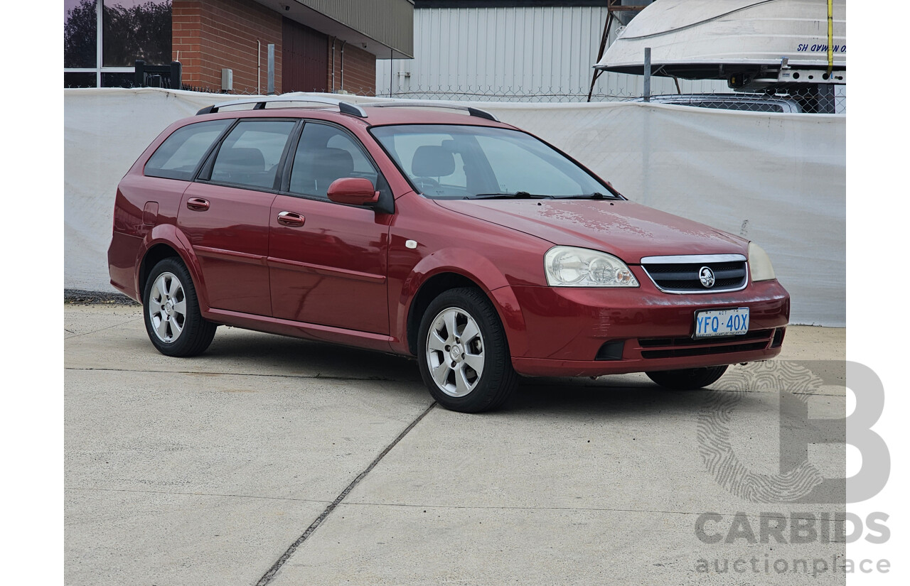 11/2008 Holden Viva  JF MY08 UPGRADE 4d Wagon Red 1.8L