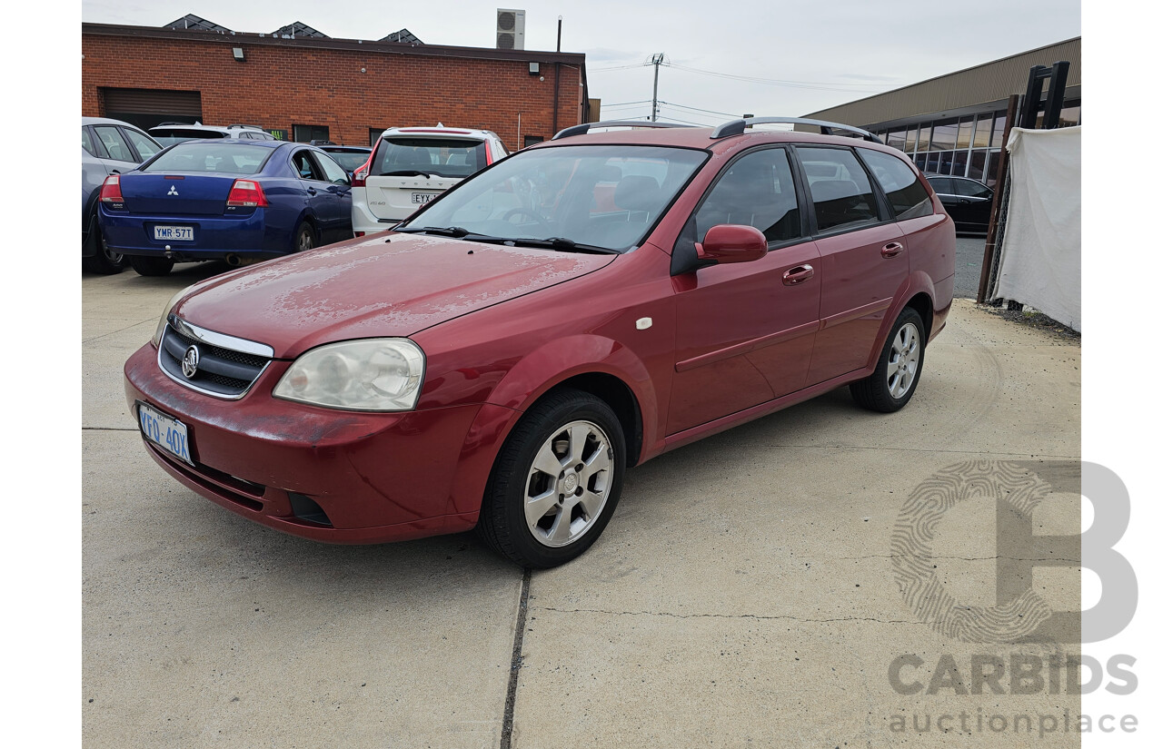 11/2008 Holden Viva  JF MY08 UPGRADE 4d Wagon Red 1.8L