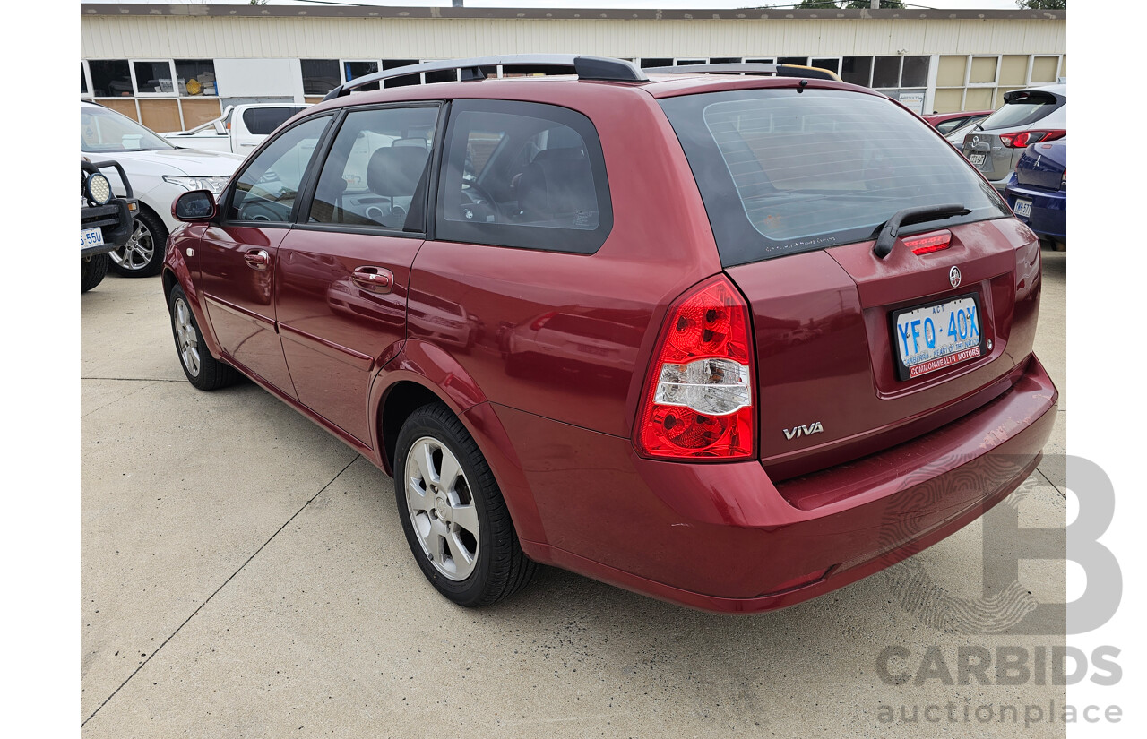 11/2008 Holden Viva  JF MY08 UPGRADE 4d Wagon Red 1.8L