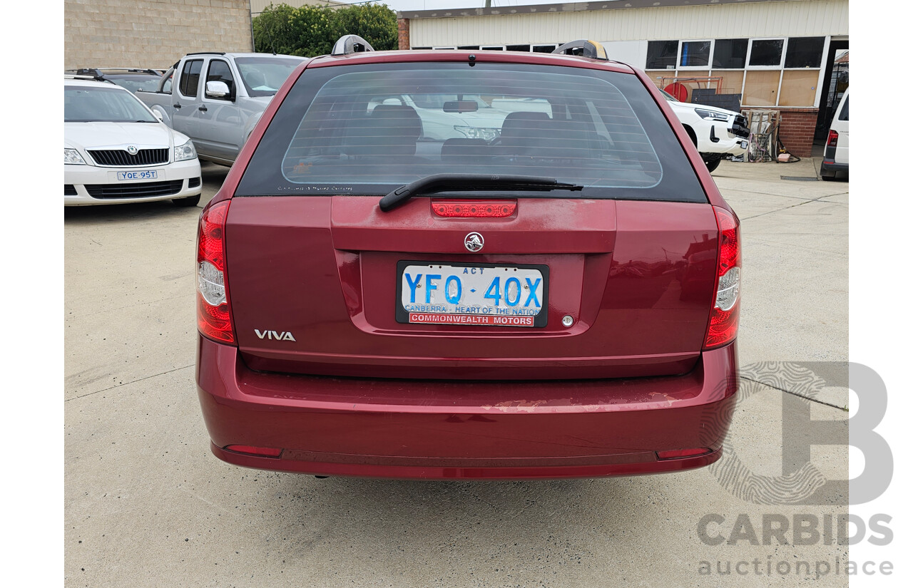 11/2008 Holden Viva  JF MY08 UPGRADE 4d Wagon Red 1.8L