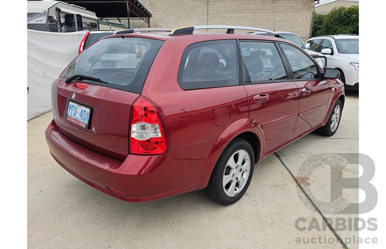 11/2008 Holden Viva  JF MY08 UPGRADE 4d Wagon Red 1.8L