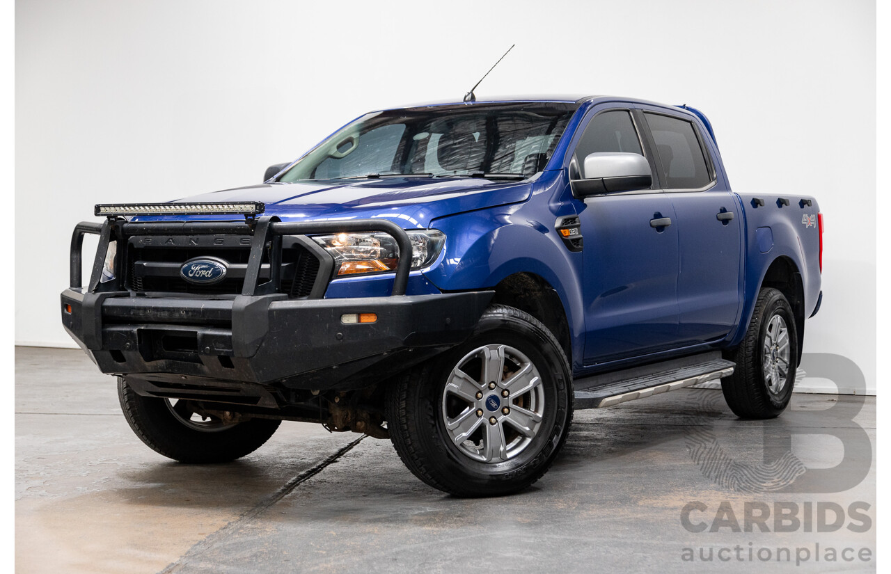 12/2015 Ford Ranger XLS 3.2 (4x4) PX MKII Dual Cab Utility Blue Turbo Diesel 3.2L