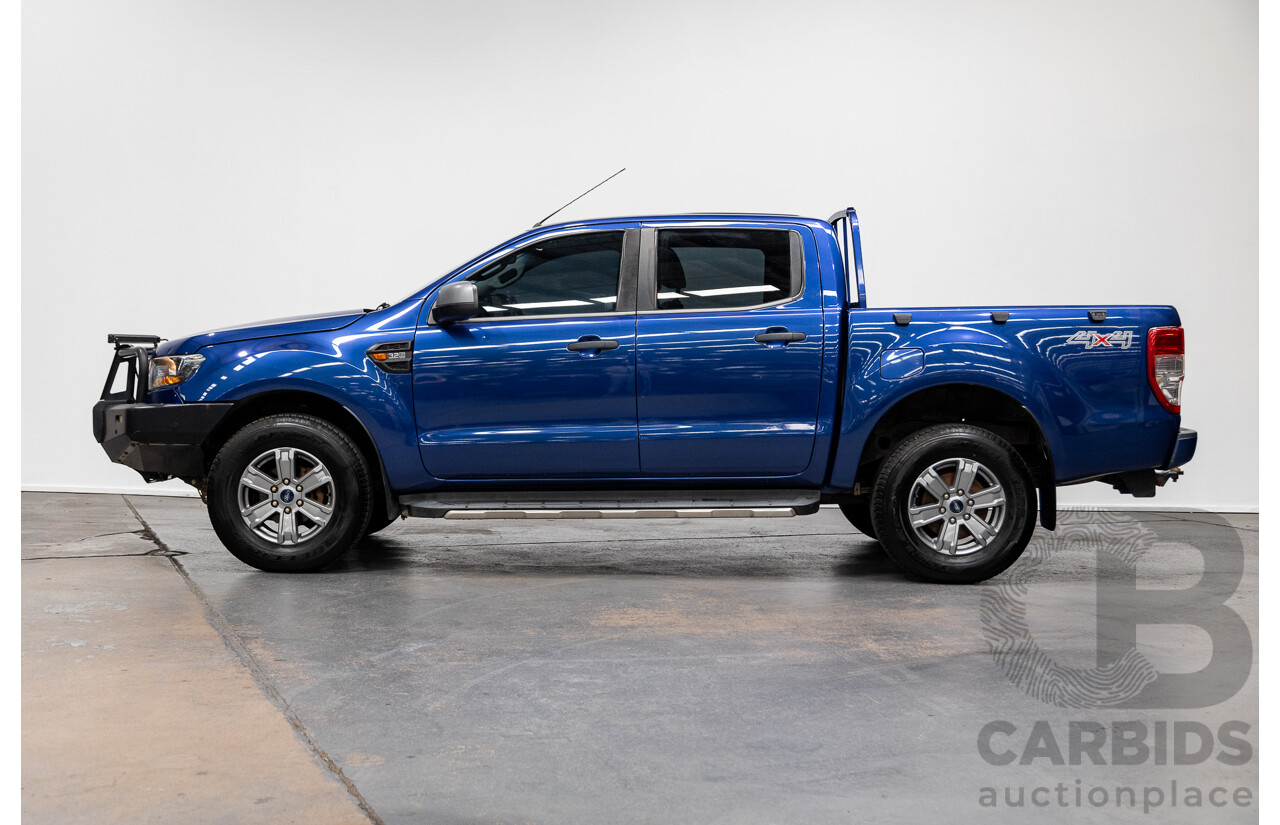 12/2015 Ford Ranger XLS 3.2 (4x4) PX MKII Dual Cab Utility Blue Turbo Diesel 3.2L