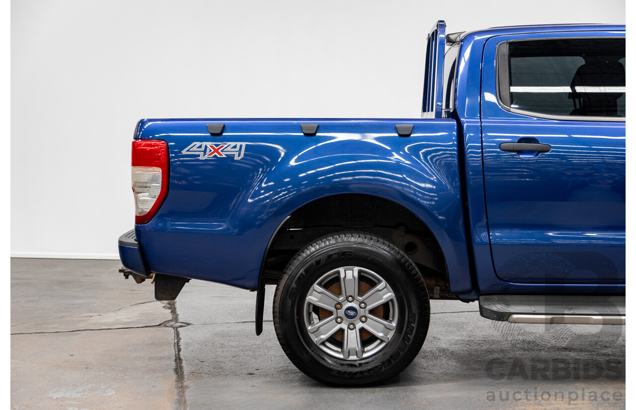 12/2015 Ford Ranger XLS 3.2 (4x4) PX MKII Dual Cab Utility Blue Turbo Diesel 3.2L